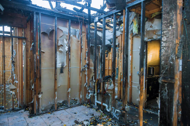 Professional Emergency Fire Cleanup technician working in Andalusia, AL